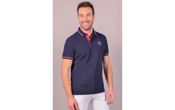 Harcour-polos chemise- Pampelonne polo Homme Violine