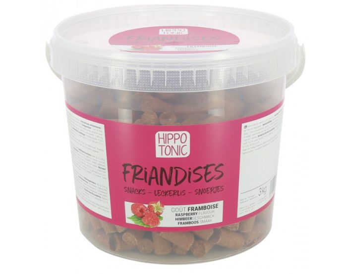Hippo Tonic-Friandise-Pot 3kg Framboise