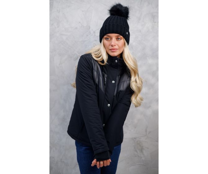 Harcour-Blouson-Parka Jarnac Noir