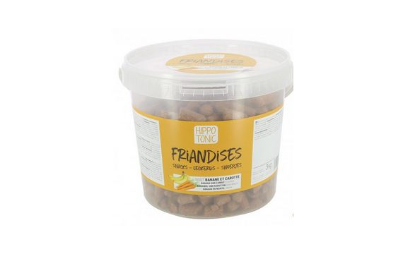 Hippo-Tonic-Friandises-Goût Carotte Banane 3Kg