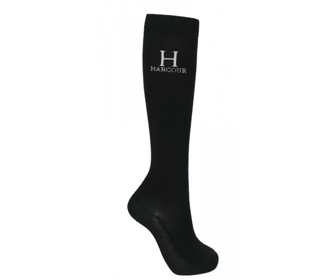 Harcour-Accessoires-1 paire de chaussettes Noir 