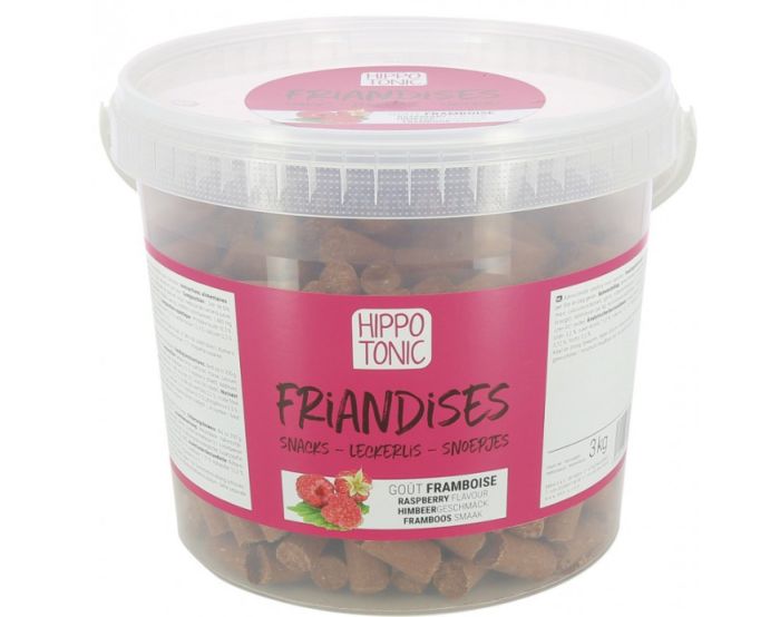 Hippo-Tonic-Friandises-Goût Framboise 3 kg