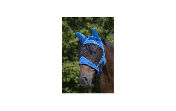 Equitheme-Masque-Masque Anti-Mouche Supercut Bleu