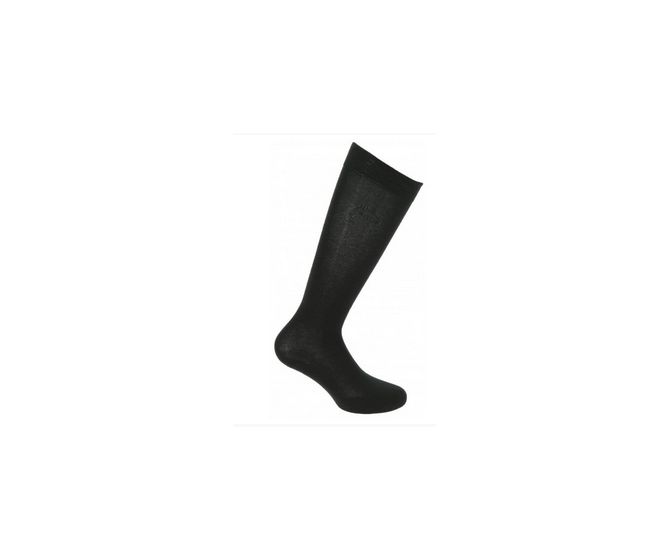 Equitheme-Chaussettes-Chaussettes X1 Noir/Strass