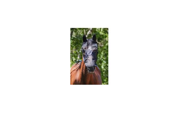 Equitheme-Masque-Masque Anti mouche Noir Integral