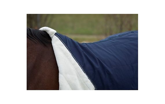 Harry's Horse-Couverture-Couverture de box Highliner Comfort Boa Navy 