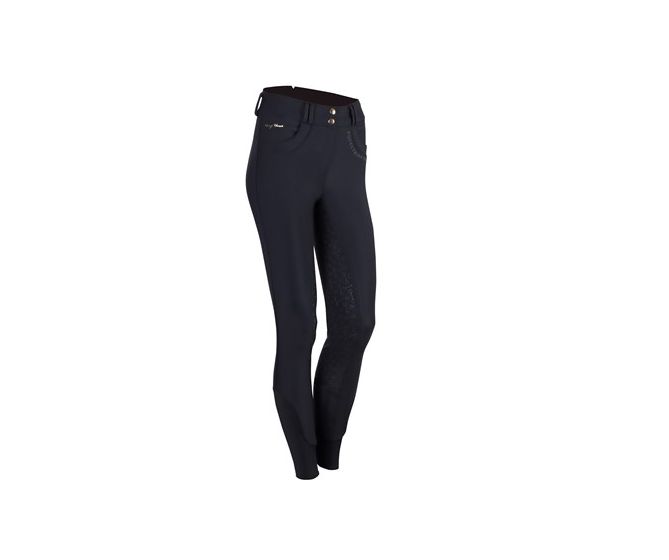 Harry's Horse-Pantalon Femme-Pantalon taille haute noir