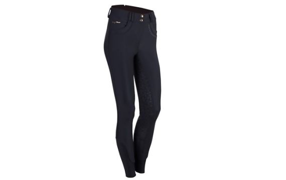 Harry's Horse-Pantalon Femme-Pantalon taille haute noir