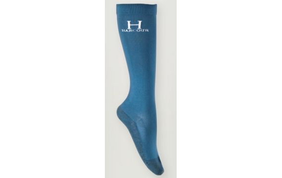 Harcour-Chaussette-Chaussettes X2 Badminton Steel Blue 