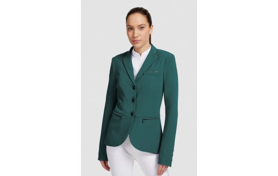 Samshield-Veste de Concours-Victorine Crystal Fabric Posy Green