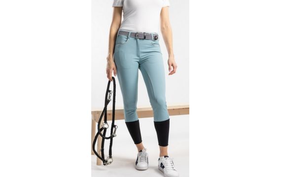 Harcour-Pantalon Femme-Vogue Vert D'eau 34