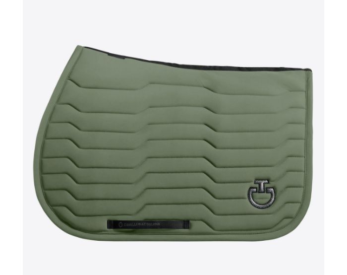 Cavalleria toscana-Tapis de selle - Tapis Revolution coupe jumping en jersey  - / Full / Cheval SOT051 vert