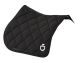 Cavalleria toscana-Tapis de selle - Tapis Diamond Quilted coupe jumping en jersey- / Full / Cheval SOT051 noir