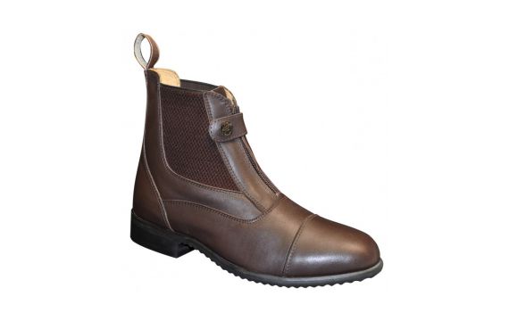 Privilège Equitation - Chaussant - Boots d'équitation en cuir Loreto Marron