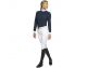 Cavalleria Toscana - Polos - Polo de compétition manches longues Femme CAD195 Bleu Cobalt