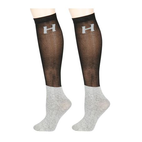Harry's Horse - Chaussettes - Lot de 3 paires de chaussettes fines Unisexe Noir