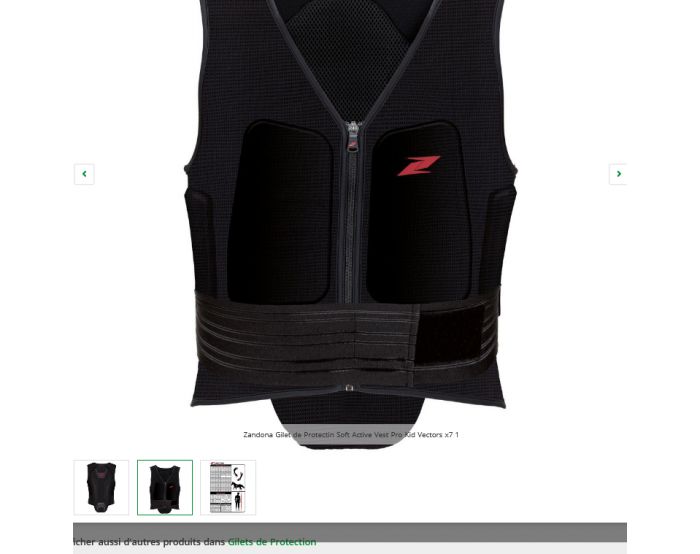Zandona - Cavalier - Gilet de protection Soft active vest pro kid enfant 121cm/135cm