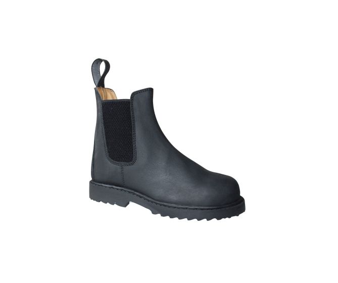 Privilège Equitation - Chaussant -  Boots de sécurité en cuir Noir