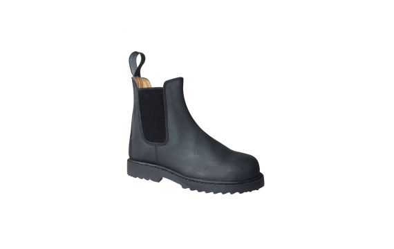 Privilège Equitation - Chaussant -  Boots de sécurité en cuir Noir