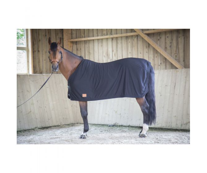 Paddock Sport - Couvertures - Chemise séchante en nid d'abeille Noir