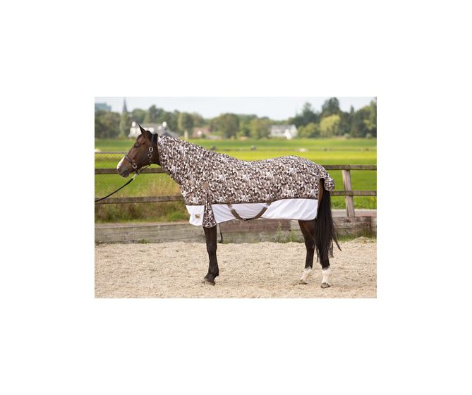 Harry's Horse - Couvertures - Chemise anti-mouches Mes Pro Camo avec Cou Amovible
