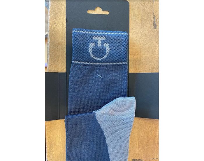 Cavalleria Toscana - Accessoires - Paire de chaussettes logoté CZN020 Bleu Unisexe
