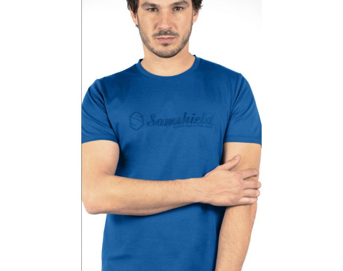 Samshield Collection - Cavalier - T-shirt manches courtes Liam Seaport Blue SS22 Homme